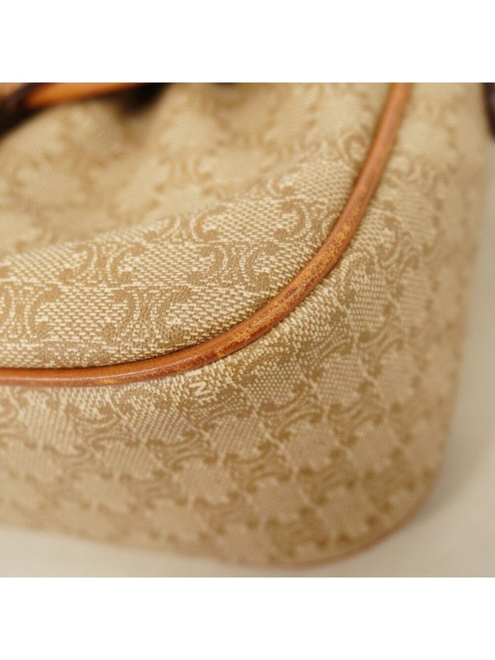 Celine Shoulder Bag Macadam Brown Gold - Picture 10 of 10